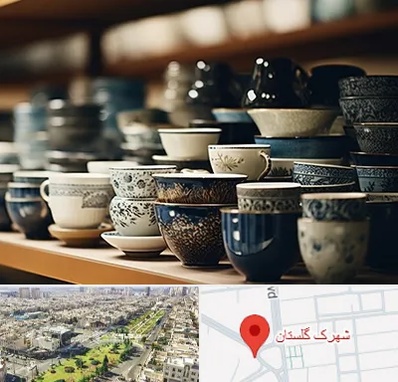 فروش ظروف چینی در شهرک گلستان
