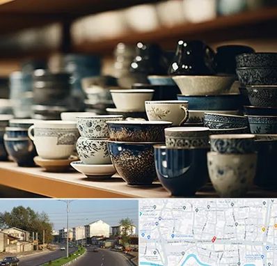 فروش ظروف چینی در ضیابری رشت 