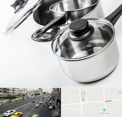 فروش قابلمه در خیابان دامپزشکی