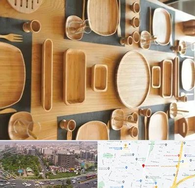 فروش ظروف چوبی در آیت الله کاشانی 