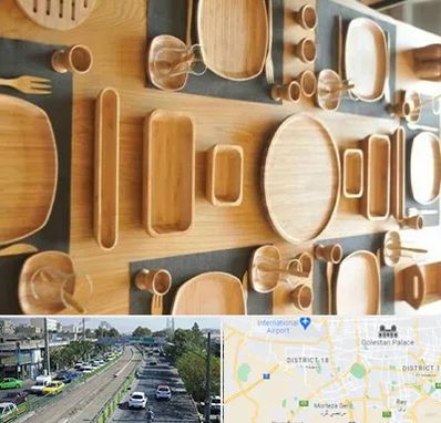 فروش ظروف چوبی در جنوب تهران 