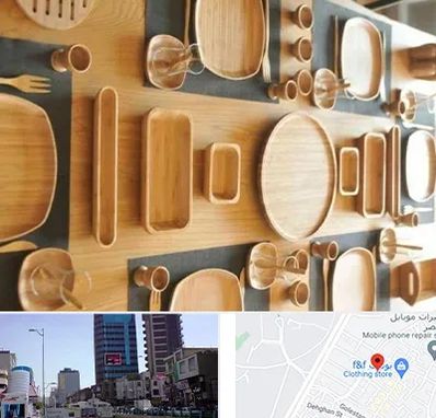 فروش ظروف چوبی در چهارراه طالقانی کرج 