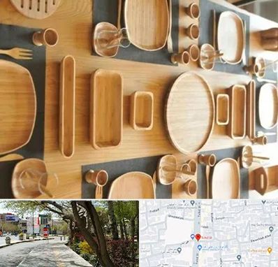 فروش ظروف چوبی در خیابان توحید اصفهان 