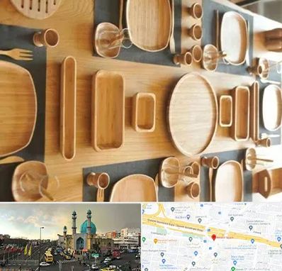 فروش ظروف چوبی در رسالت 