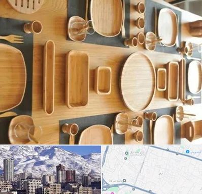 فروش ظروف چوبی در ازگل