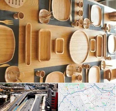 فروش ظروف چوبی در ستارخان شیراز 