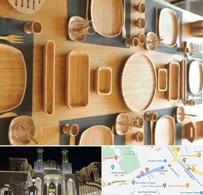 فروش ظروف چوبی در زرگری شیراز 