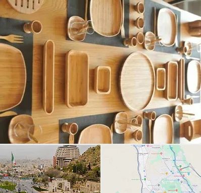 فروش ظروف چوبی در فرهنگ شهر شیراز 