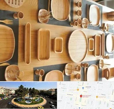 فروش ظروف چوبی در هفت حوض 