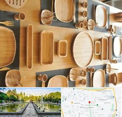 فروش ظروف چوبی در سرسبز 