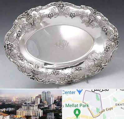 فروش ظروف نقره در الهیه 