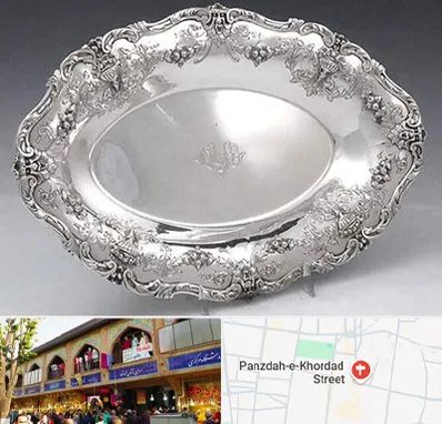 فروش ظروف نقره در 15 خرداد