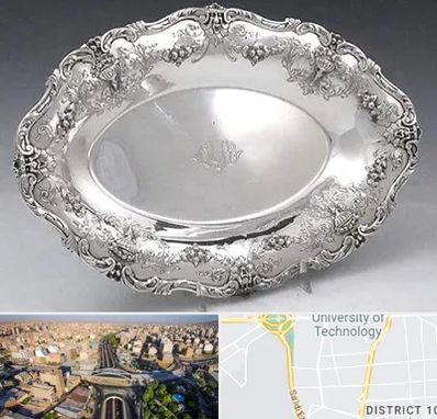 فروش ظروف نقره در استاد معین 