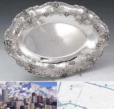 فروش ظروف نقره در ازگل