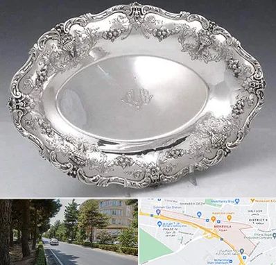 فروش ظروف نقره در مهرویلا کرج 
