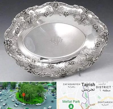 فروش ظروف نقره در تجریش 