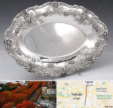 فروش ظروف نقره در ولیعصر 