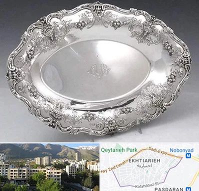 فروش ظروف نقره در اختیاریه 