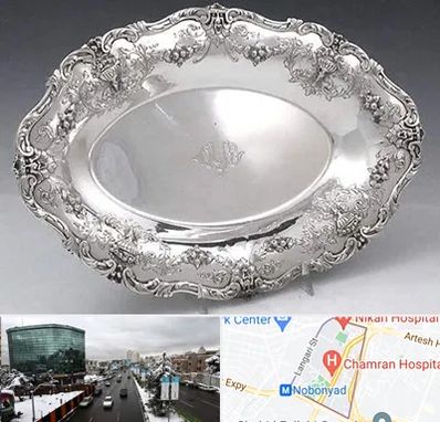 فروش ظروف نقره در اقدسیه 