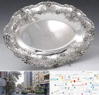 فروش ظروف نقره در فاطمی 