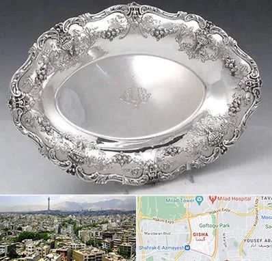 فروش ظروف نقره در گیشا 