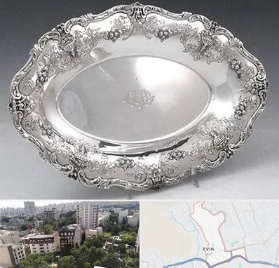 فروش ظروف نقره در اوین