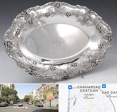 فروش ظروف نقره در چهارصد دستگاه 