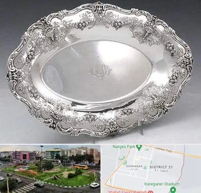 فروش ظروف نقره در تهرانسر 