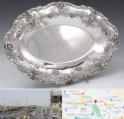 فروش ظروف نقره در بلوار توس مشهد 