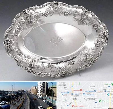 فروش ظروف نقره در پیروزی 