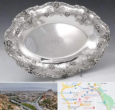 فروش ظروف نقره در معالی آباد شیراز 