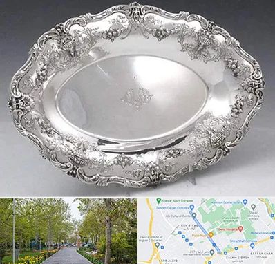 فروش ظروف نقره در قدوسی غربی شیراز 