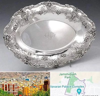 فروش ظروف نقره در نیاوران 