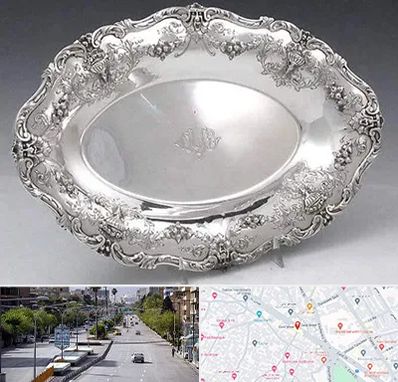 فروش ظروف نقره در خیابان زند شیراز 
