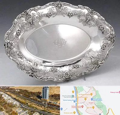 فروش ظروف نقره در خیابان نیایش شیراز 