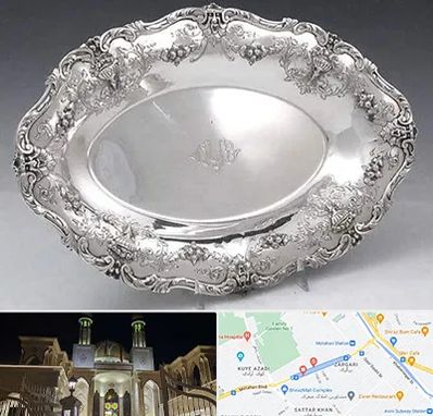 فروش ظروف نقره در زرگری شیراز 