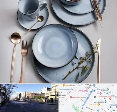 فروش ظروف سرامیکی در خیابان ملاصدرا شیراز 