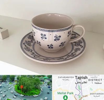 فروش ظروف لعابی در تجریش 