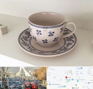 فروش ظروف لعابی در خیابان آزادی 