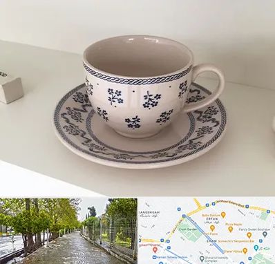 فروش ظروف لعابی در خیابان ارم شیراز 