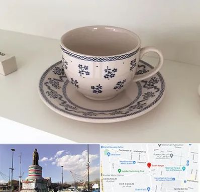 فروش ظروف لعابی در کارگر جنوبی 