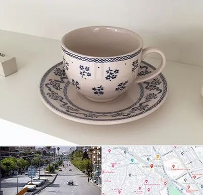 فروش ظروف لعابی در خیابان زند شیراز 