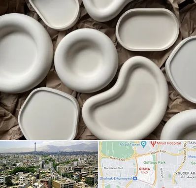 فروش ظروف سفالی در گیشا 