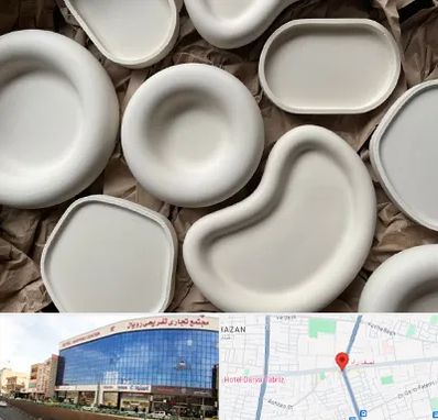 فروش ظروف سفالی در نصف راه تبریز