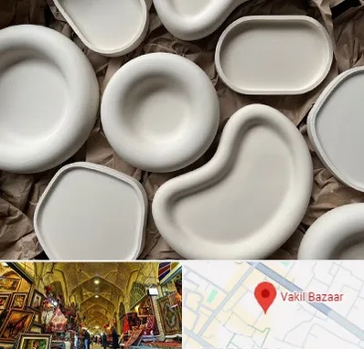 فروش ظروف سفالی در بازار وکیل شیراز