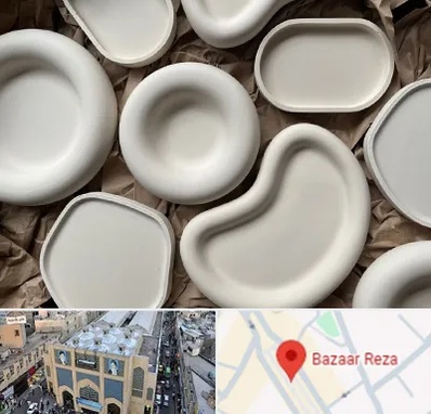 فروش ظروف سفالی در بازار رضا مشهد
