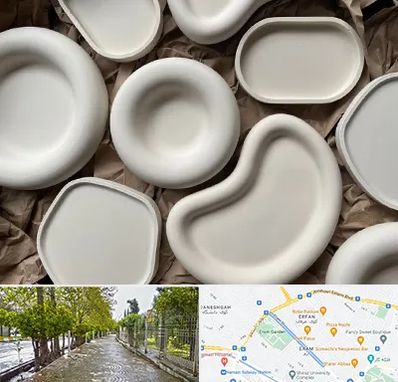 فروش ظروف سفالی در خیابان ارم شیراز 