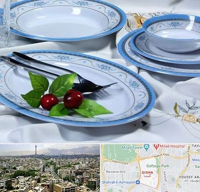 فروش ظروف ملامین در گیشا 