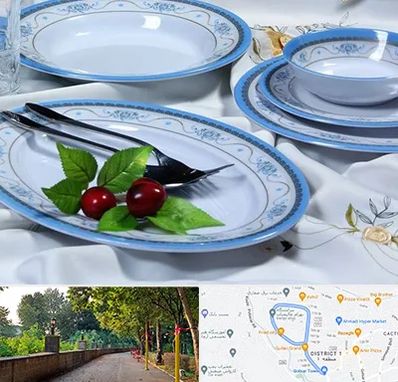 فروش ظروف ملامین در بلوار گیلان رشت 