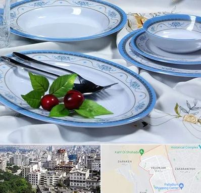 فروش ظروف ملامین در ولنجک 